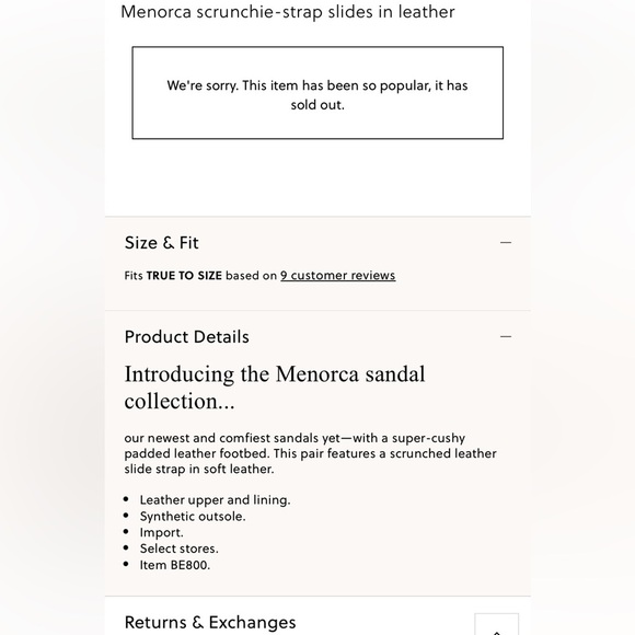 J.Crew Menorca scrunchie-strap slides in leather size 9 New - Picture 6 of 6